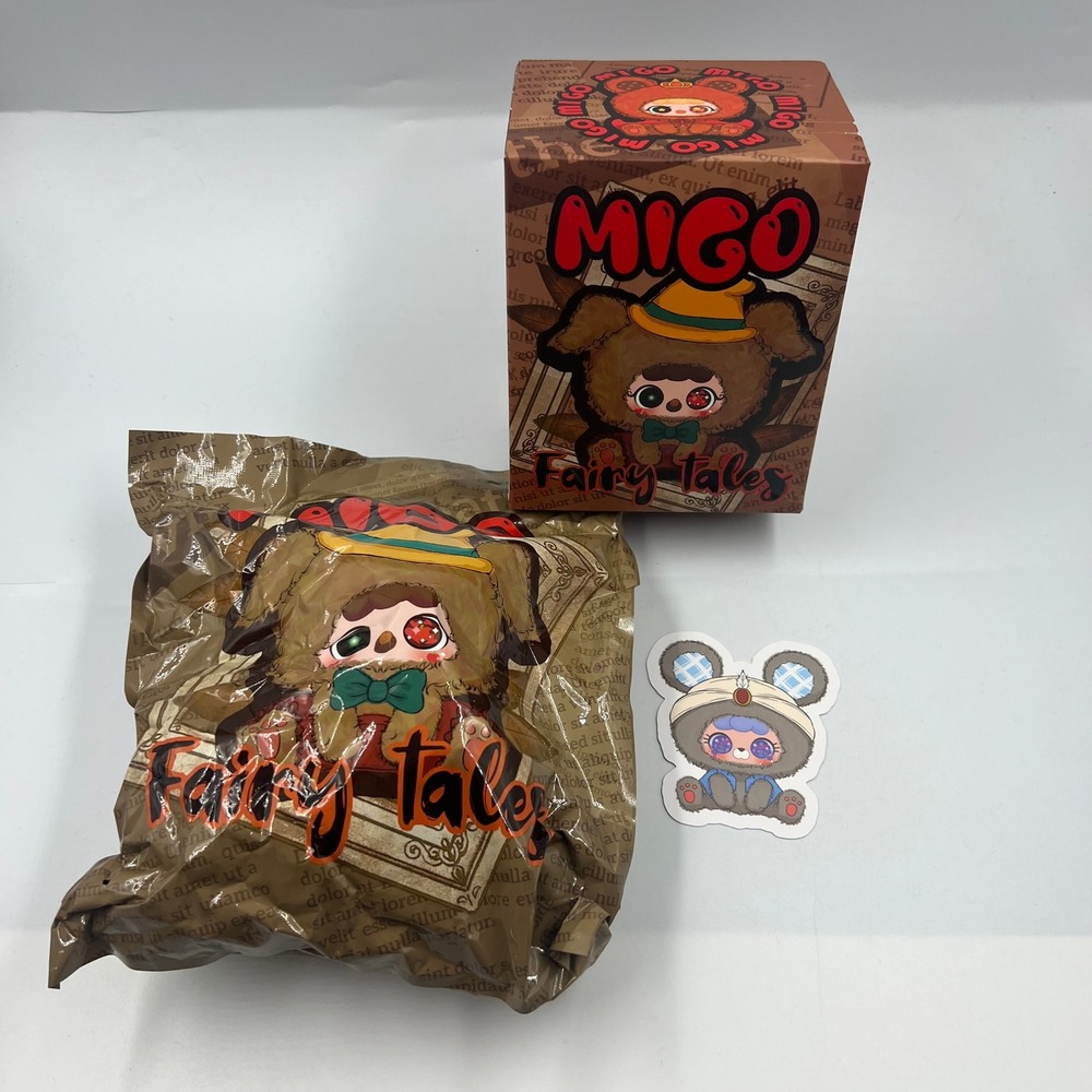 MIGO Fairy Tales Three Wishes Confirmed Plush Blind Box Happy Ghost QZ228